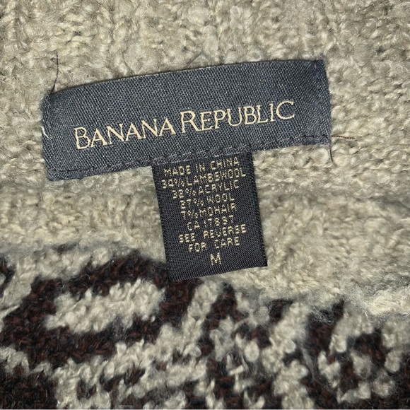 Vintage Abstract Oversized Wool Mohair Knit Sweater - Picture 7 of 12